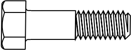 Drawing of a bolt.